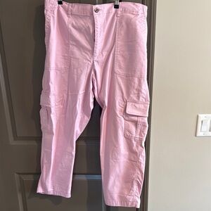 Pink Cargo Pants